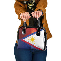 Philippines National Flag Day Shoulder Handbag Polynesian and Yakan Tattoo Brush Style LT03 One Size Red - Polynesian Pride