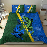 Solomon Island Crocodile and Shark Bedding Set Polynesian Pattern LT03 - Polynesian Pride