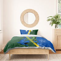 Solomon Island Crocodile and Shark Bedding Set Polynesian Pattern LT03 - Polynesian Pride