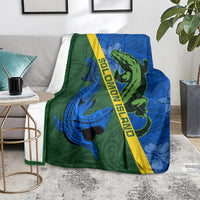 Solomon Island Crocodile and Shark Blanket Polynesian Pattern LT03 - Polynesian Pride