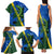 Solomon Island Crocodile and Shark Family Matching Tank Maxi Dress and Hawaiian Shirt Polynesian Pattern