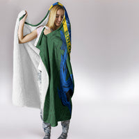 Solomon Island Crocodile and Shark Hooded Blanket Polynesian Pattern LT03 - Polynesian Pride