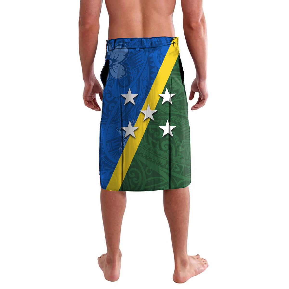 Solomon Island Crocodile and Shark Lavalava Polynesian Pattern LT03 - Polynesian Pride