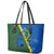 Solomon Island Crocodile and Shark Leather Tote Bag Polynesian Pattern