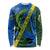 Solomon Island Crocodile and Shark Long Sleeve Shirt Polynesian Pattern