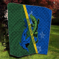 Solomon Island Crocodile and Shark Quilt Polynesian Pattern LT03 - Polynesian Pride