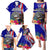 Personalised American Samoa and United States Family Matching Puletasi and Hawaiian Shirt Bald Eagle and Seal Hibiscus Polynesian Pattern