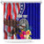 Personalised American Samoa and United States Shower Curtain Bald Eagle and Seal Hibiscus Polynesian Pattern