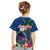 Guam Liberation Day 80th Anniversary Kid T Shirt Palm Tree and Seal Artwork Hibiscus Polynesian Pattern