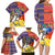 Philippines Kadayawan Family Matching Long Sleeve Bodycon Dress and Hawaiian Shirt Filipino Eagle Durian with Polynesian and Igorots Pattern