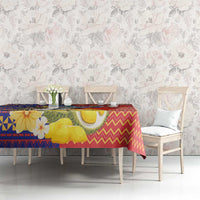 Philippines Kadayawan Tablecloth Filipino Eagle Durian with Polynesian and Igorots Pattern LT03 - Polynesian Pride