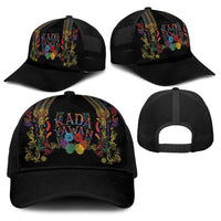 Philippines Kadayawan Festival Baseball Net Cap Polynesian Tribal Art Barong Style LT03 - Polynesian Pride