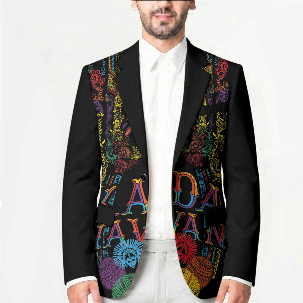 Philippines Kadayawan Festival Blazer Polynesian Tribal Art Barong Style LT03 - Polynesian Pride
