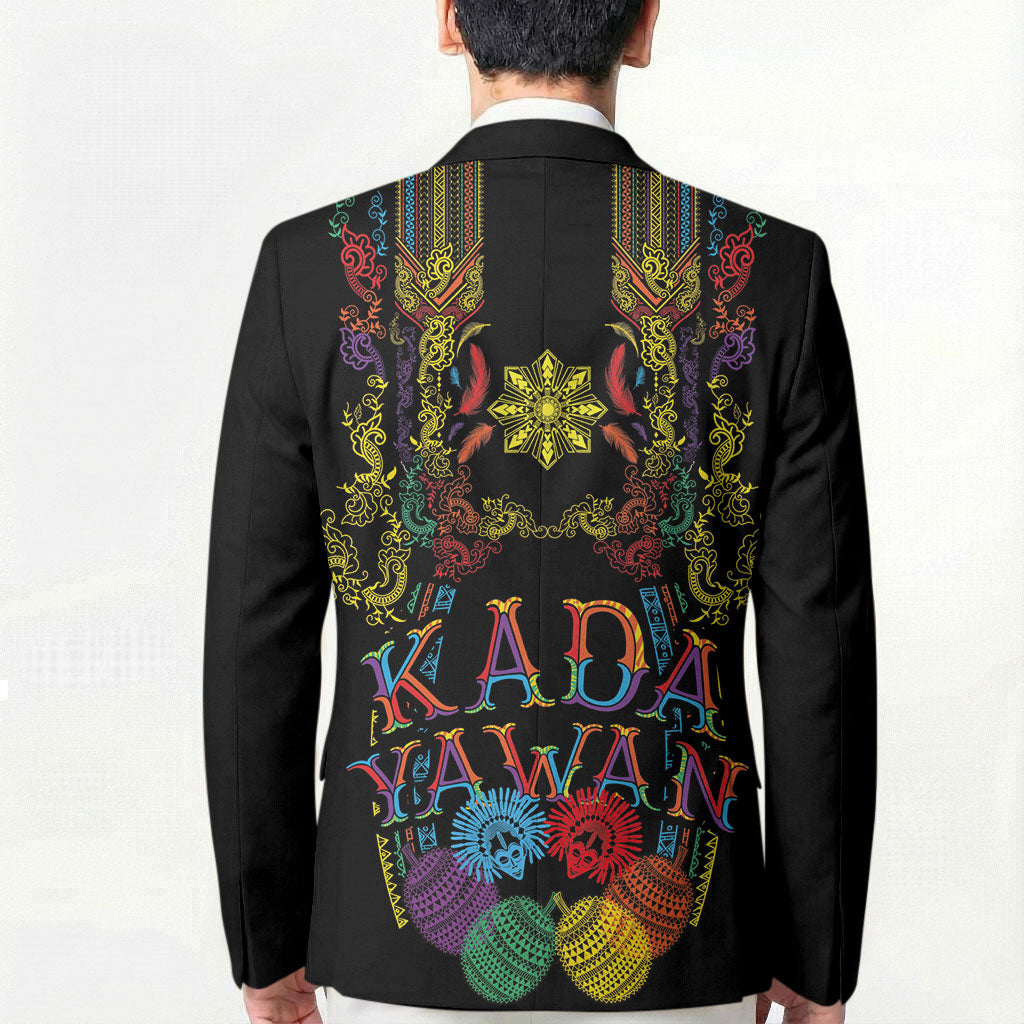 Philippines Kadayawan Festival Blazer Polynesian Tribal Art Barong Style LT03 - Polynesian Pride