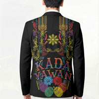 Philippines Kadayawan Festival Blazer Polynesian Tribal Art Barong Style LT03 - Polynesian Pride