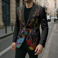 Philippines Kadayawan Festival Blazer Polynesian Tribal Art Barong Style LT03 - Polynesian Pride