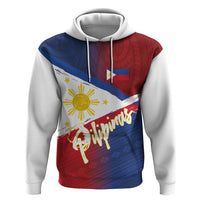 Philippines Basketball Custom Zip Hoodie Pilipinas Tribal Pattern LT03 Pullover Hoodie Multicolor - Polynesian Pride