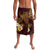 Polynesian Turtle Lavalava Plumeria Hibiscus Pattern Oxblood