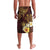 Polynesian Turtle Lavalava Plumeria Hibiscus Pattern Oxblood