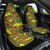 New Zealand Kowhai Flowers Car Seat Cover Maori Koru Pattern