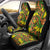 New Zealand Kowhai Flowers Car Seat Cover Maori Koru Pattern