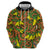 New Zealand Kowhai Flowers Hoodie Maori Koru Pattern