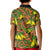 New Zealand Kowhai Flowers Kid Polo Shirt Maori Koru Pattern