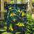 New Zealand Kowhai Flowers Garden Flag Maori Koru Pattern With Paua Shell Style