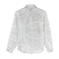 Samoan Tatau Women Casual Shirt Tattoo Reveal Effect LT03 - Polynesian Pride