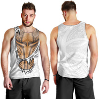 Hawaiian Kakau Men Tank Top Aquaman Tattoo Reveal Effect LT03 - Polynesian Pride