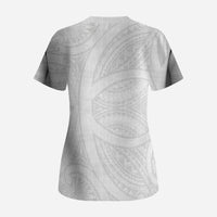Hawaiian Kakau Scrub Top Aquaman Tattoo Reveal Effect LT03 - Polynesian Pride