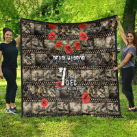 Pearl Harbor Remembrance Day Quilt Memories of December 7 with Red Poppy Lei LT03 - Polynesian Pride