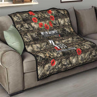 Pearl Harbor Remembrance Day Quilt Memories of December 7 with Red Poppy Lei LT03 - Polynesian Pride