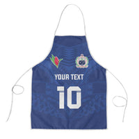 Custom Samoa Rugby Apron Tatau Tribal Motifs Sporty Style LT03 Blue - Polynesian Pride