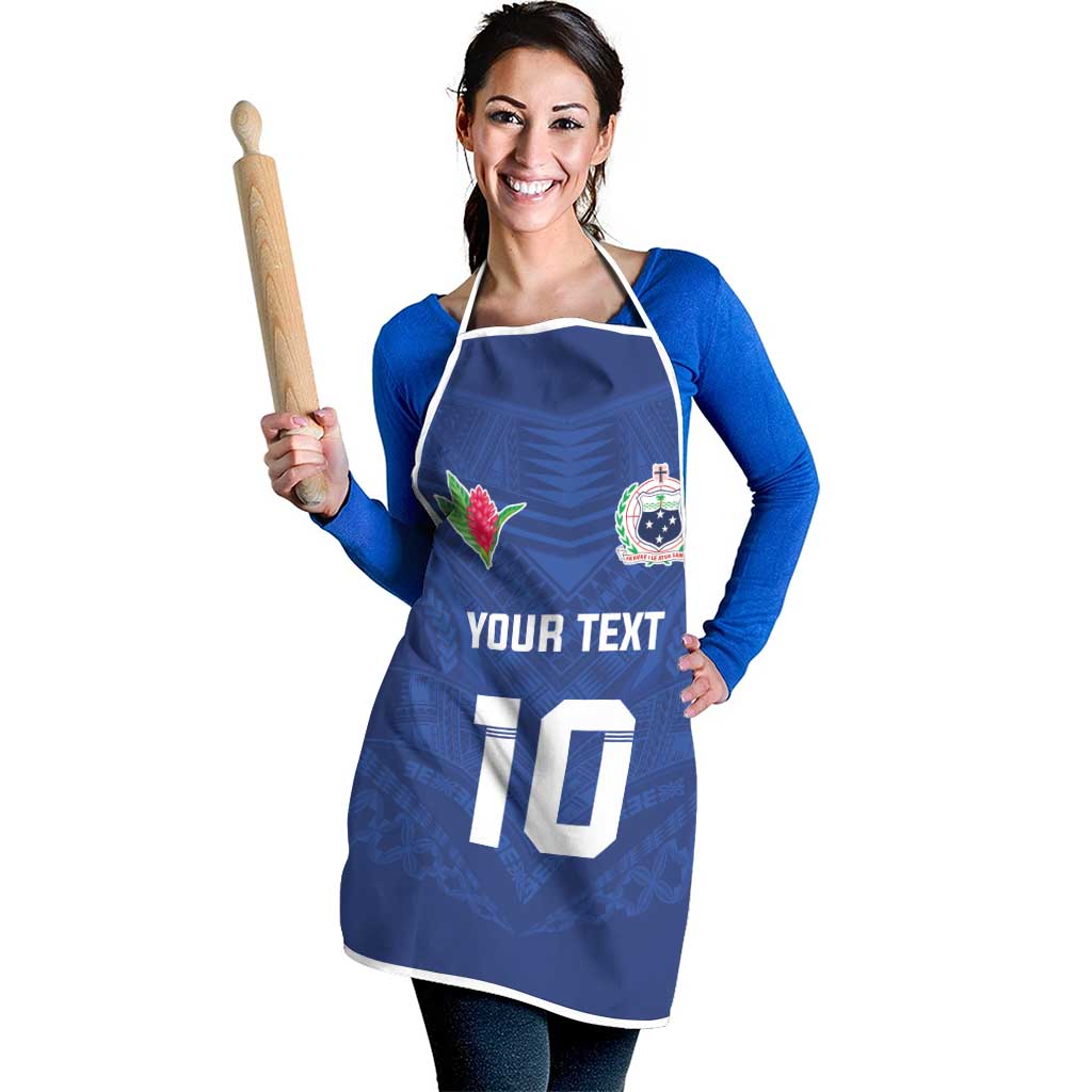 Custom Samoa Rugby Apron Tatau Tribal Motifs Sporty Style LT03 - Polynesian Pride