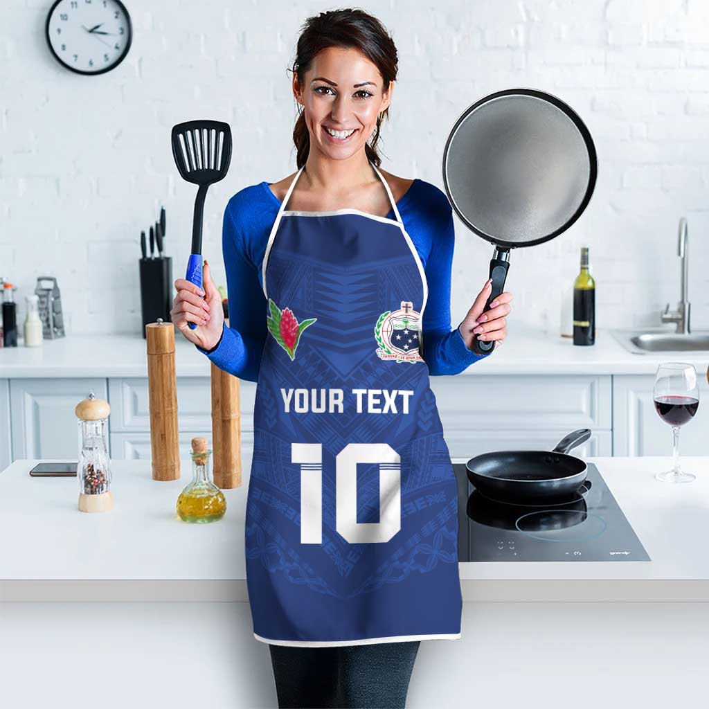 Custom Samoa Rugby Apron Tatau Tribal Motifs Sporty Style LT03 - Polynesian Pride