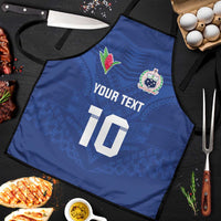Custom Samoa Rugby Apron Tatau Tribal Motifs Sporty Style LT03 Blue - Polynesian Pride