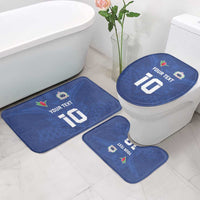 Custom Samoa Rugby Bathroom Set Tatau Tribal Motifs Sporty Style LT03 - Polynesian Pride
