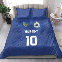 Custom Samoa Rugby Bedding Set Tatau Tribal Motifs Sporty Style LT03 - Polynesian Pride