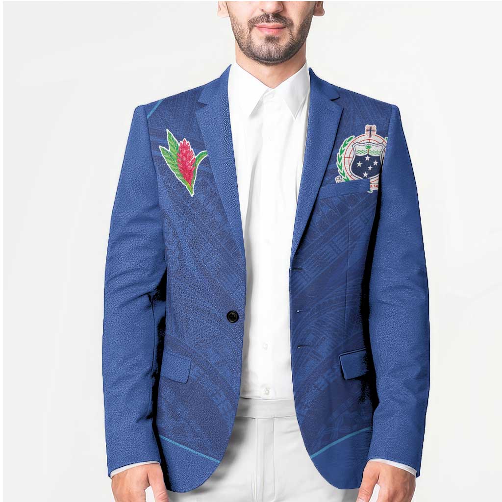 Custom Samoa Rugby Blazer Tatau Tribal Motifs Sporty Style LT03 - Polynesian Pride