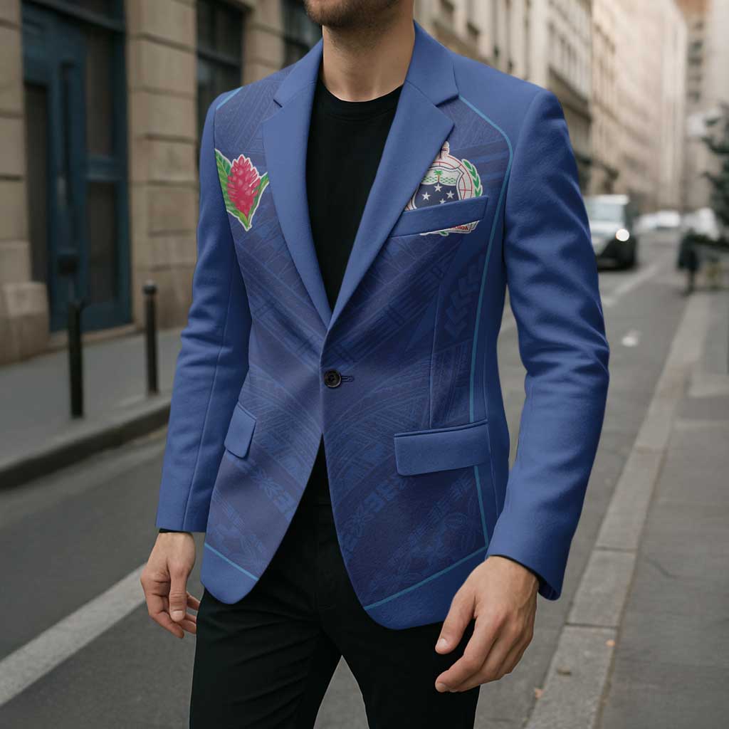 Custom Samoa Rugby Blazer Tatau Tribal Motifs Sporty Style LT03 - Polynesian Pride