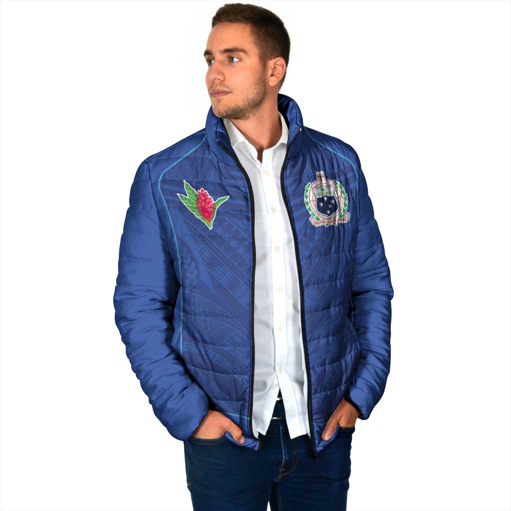 Custom Samoa Rugby Padded Jacket Tatau Tribal Motifs Sporty Style LT03 - Polynesian Pride