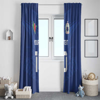 Custom Samoa Rugby Window Curtain Tatau Tribal Motifs Sporty Style LT03 - Polynesian Pride