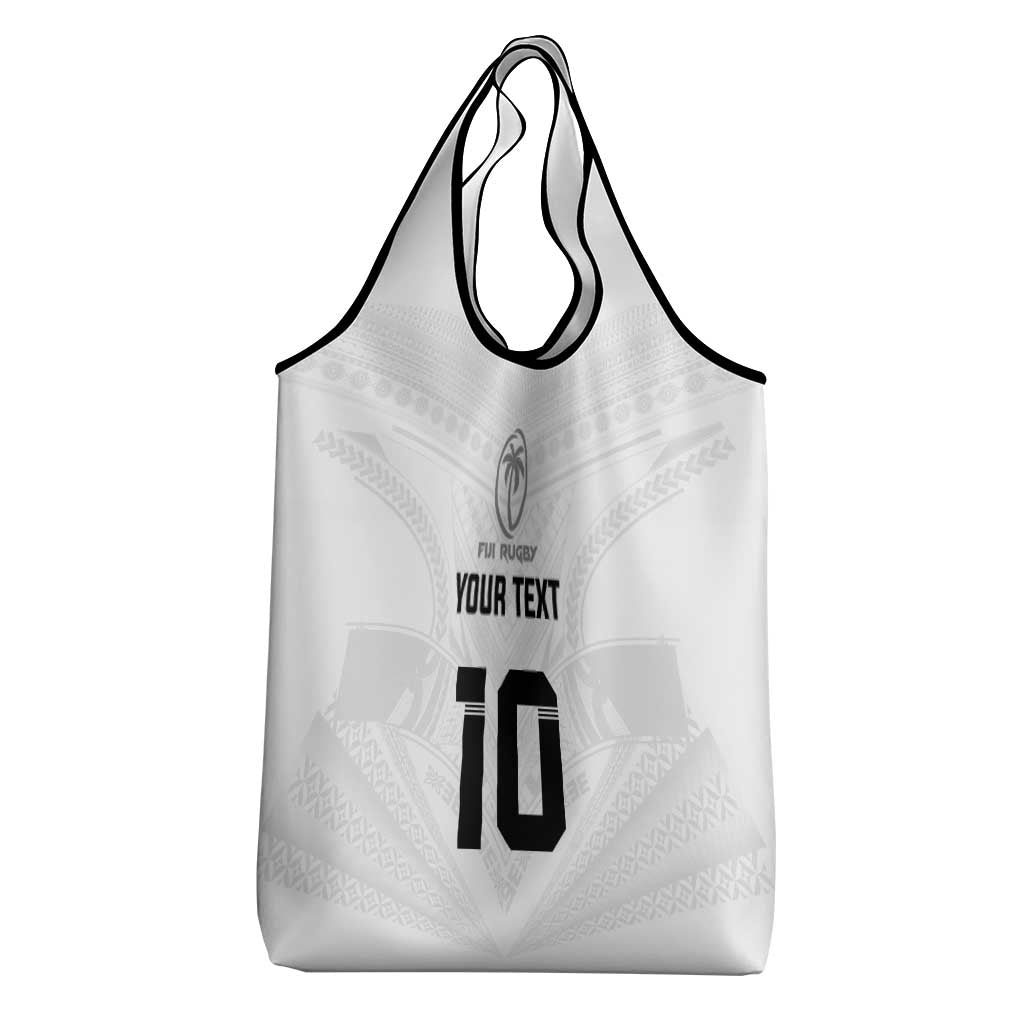 Custom Fiji Rugby Grocery Bag Tapa Tribal Motifs Sporty Style LT03 - Polynesian Pride