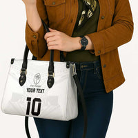 Custom Fiji Rugby Leather Bag Tapa Tribal Motifs Sporty Style LT03 - Polynesian Pride