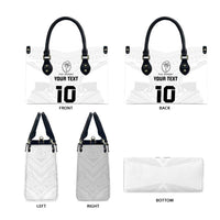 Custom Fiji Rugby Leather Bag Tapa Tribal Motifs Sporty Style LT03 - Polynesian Pride