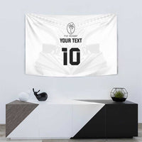 Custom Fiji Rugby Tapestry Tapa Tribal Motifs Sporty Style LT03 - Polynesian Pride