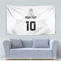 Custom Fiji Rugby Tapestry Tapa Tribal Motifs Sporty Style LT03 - Polynesian Pride