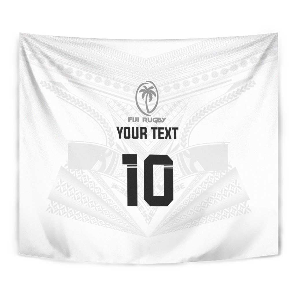 Custom Fiji Rugby Tapestry Tapa Tribal Motifs Sporty Style LT03 - Polynesian Pride