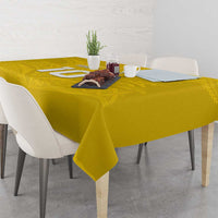 Custom Niue Rugby Tablecloth Hiapo Tribal Motifs Sporty Style LT03 - Polynesian Pride